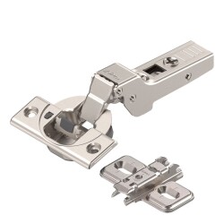 Blum Clip Frenli Yarım Deve Boynu Menteşe 107 derece Taban Dahil - Blum