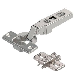 Blum Clip Frensiz Düz Menteşe 100 derece Taban Dahil - Blum