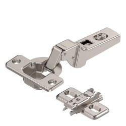 Blum Clip Frensiz Yarım Deve Boynu Menteşe 100 derece Taban Dahil - Blum