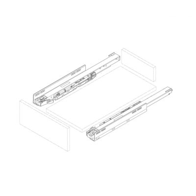 Blum Legrabox Pure C Çekmece Seti 40 kg - 50 cm - Gri - 2