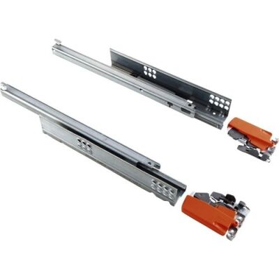 Blum Tandem 40 cm Tek Açılımlı Frenli Ray, Mandallar Dahil - 1