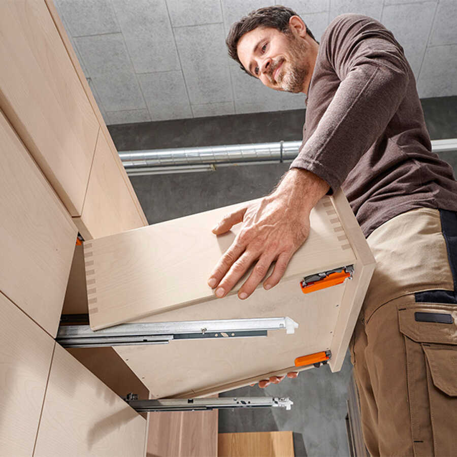 Blum Tandem Tek Açılım Blumotion 30 kg - 50 cm - Starwood Yapı Market