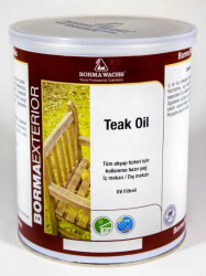 Borma Wachs Teak Oil (Ahşap Yüzey Yağı) 1 Lt - Metali