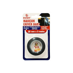 Bumy Kauçuk Eriyen Bandı 20mmx3Mt Siyah - Bumy