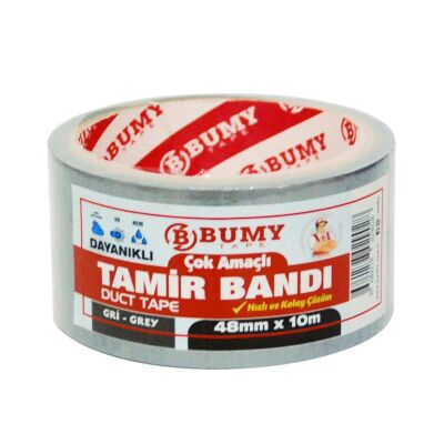 Bumy Tamir Bandı Çok Amaçlı 48mmx10Mt Gri - 1