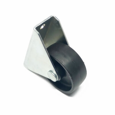 Burak 0265 SUS Sabit Tekerlek PVC Poliüretan Kaplı - 2