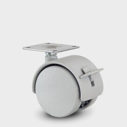 Burak 0502 Fpg Tray Brake Caster 050 Gray - Burak