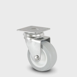 Burak 0512 ZHG Table Wheel 50X20 TPE Gray - 1