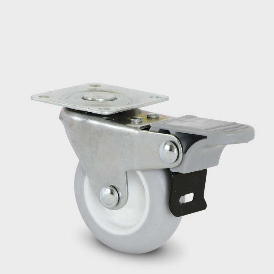 Burak 0532 FVG Tablalı Tekerlek Eko PVC Frenli Gri