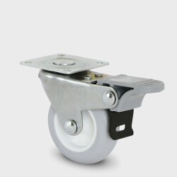 Burak 0532 FVG Tablalı Tekerlek Eko PVC Frenli Gri - Burak