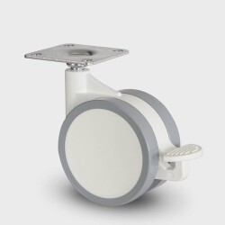 Burak 0652 Fvb Furniture Caster With Narrow Body Table Brake 652 P - Burak