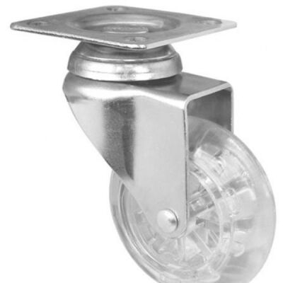 Burak 0752 SVRT Tablalı Rulmanlı Tekerlek Şeffaf - 1