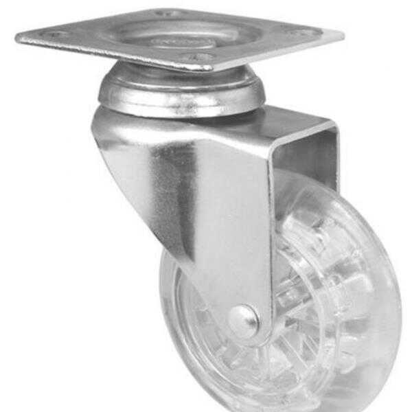 Burak 0752 SVRT Tablalı Rulmanlı Tekerlek Şeffaf