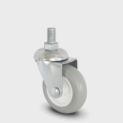 Burak 0511 SVG Civatalı Tekerlek 50x20 PVC Gri - 1