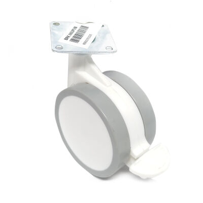 Burak 0652 FVB Mobilya Tekerleği Dar Gövde Tablalı Frenli - 2