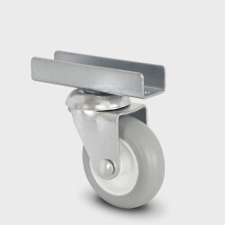 Burak 0516 SVG U Tablalı Tekerlek 18'lik PVC Gri - Burak