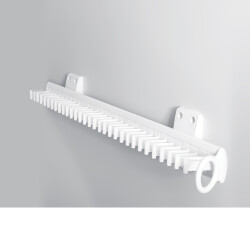 Çağdaş Raylı Plastik Kravatlık 12x45 Beyaz - Çağdaş