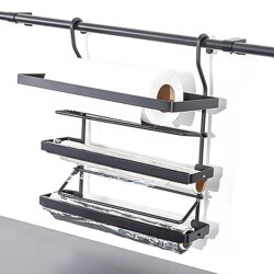 Çağdaş Set Üstü Folyoluk 3lü Krom - Çağdaş