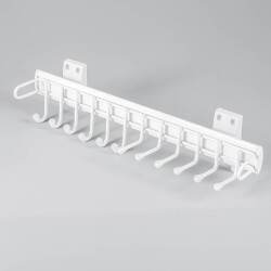 Cagdas Tie Rack Rail 45 cm Right White - Çağdaş