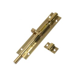 Can Deadbolt Brass 10 Cm Yellow - 2