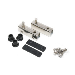 Can Glass Hinge U Type Nickel - Canex