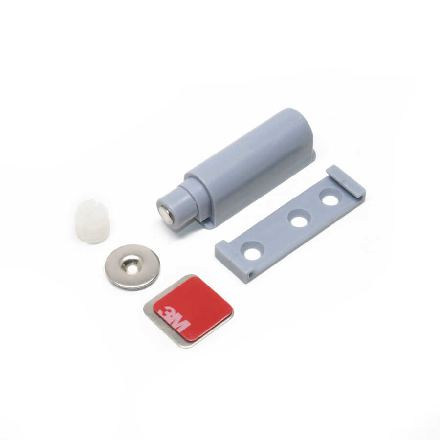 Canex Kapak İtici Mıknatıslı 40mm Kalın Gri