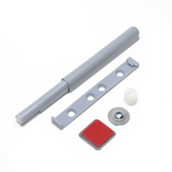 Canex Kapak İtici Mıknatıslı 80mm İnce Gri - Canex