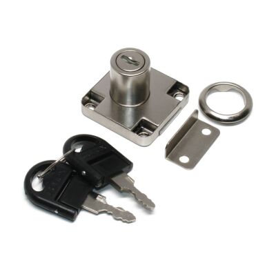 Canex Çekmece Kilidi Kare Nikel - 1