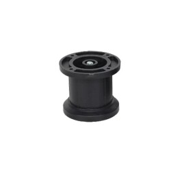 &Ccedil;elebi Plastic Leg Elif 6Cm Round Top Black - Çelebi