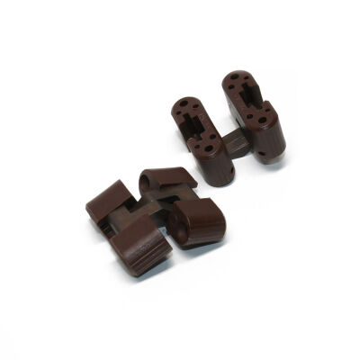 Ceam Menteşe Kırma Oval Kahve Plastik 33x1 - 2
