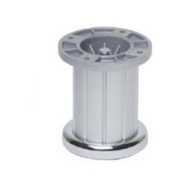 Çelebi Plastic Foot Jumbo Elif 6cm Round Table Matte Chrome - 1