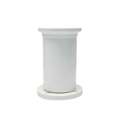 Çelebi Plastik AyakJumbu Elif 10Cm Yuvarlak Tabla Beyaz - 1