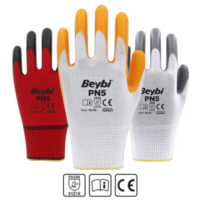 Cemre Eldiven Beybi PN5 Glove, Size 10, Gray - 1