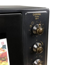 Cetintas SMXF5 RS Maxi Oven 45Lt Glass Panel Black - 4