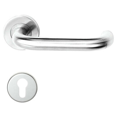 Condi Door Handle Room Cane Stainless Steel Satin - 1