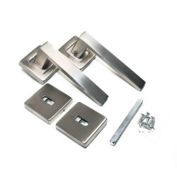 Condi Kapı Kolu Oda Kare Rozet Saten - 2