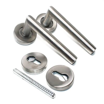 Condi Door Handle - Satin - 1