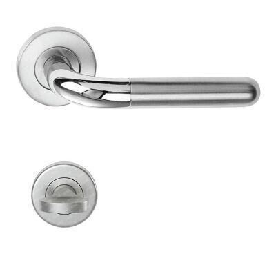 Condi Door Handle Wc - Satin Chrome - 1