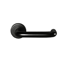 Condi Lever Door Handle for Yale Type Locks Static Black Finish : 901 - Condi