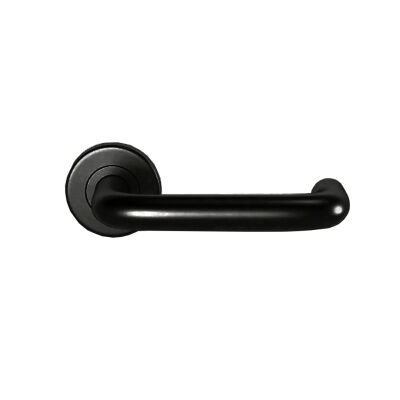Condi Lever Door Handle for Yale Type Locks Static Black Finish : 901 - 1