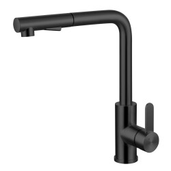 Crauf Kitchen Faucet Attivo Spiral Matte Black - Crauf