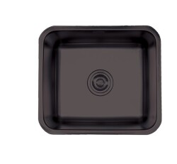 Crauf Lavello Sink 450x400X190mm Pvd Smoked Black - Crauf
