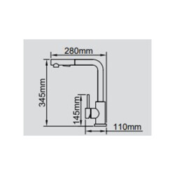 Crauf Mutfak Bataryası Attivo Spiralli Mat Siyah - 2