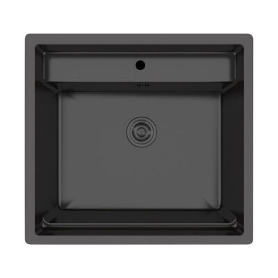 Crauf Poli Eviye 510x580x228mm Füme Siyah - 1