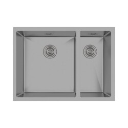 Crauf Stella Kitchen Sink Matte Grey Nano Coating - 2