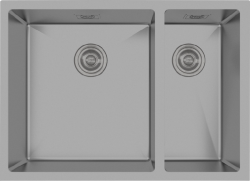 Crauf Stella Kitchen Sink Matte Grey Nano Coating - 2