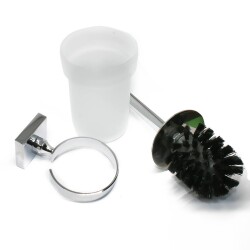 Dekor Brush Toilet Seat Chrome Corner - 2