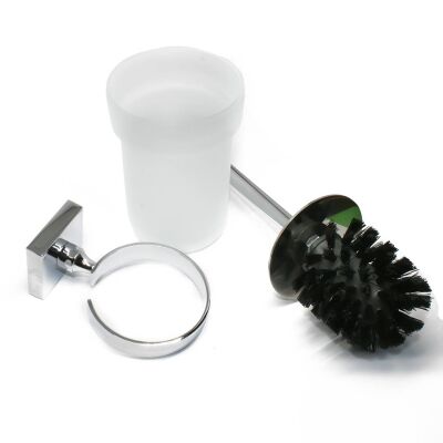 Dekor Brush Toilet Seat Chrome Corner - 2