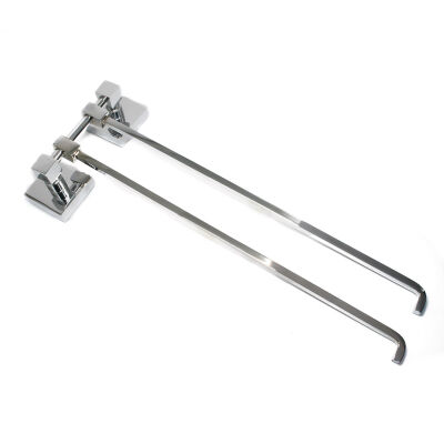 Dekor Double Towel Holder Chrome Corner - 2