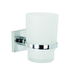 Dekor Exterior Brush Holder Chrome Corner - Dekor